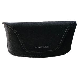 Tom Ford Black Velvet Soft Semi Hard Black Case  Empty Glasses Case